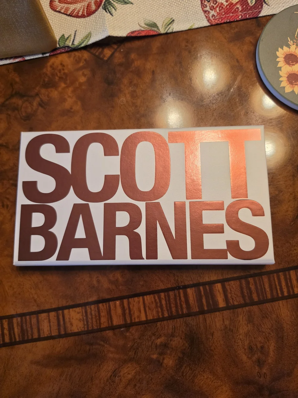 Scott Barnes Sculpting & Contour Eyeshadow Palette — Rose & Neutral Tones